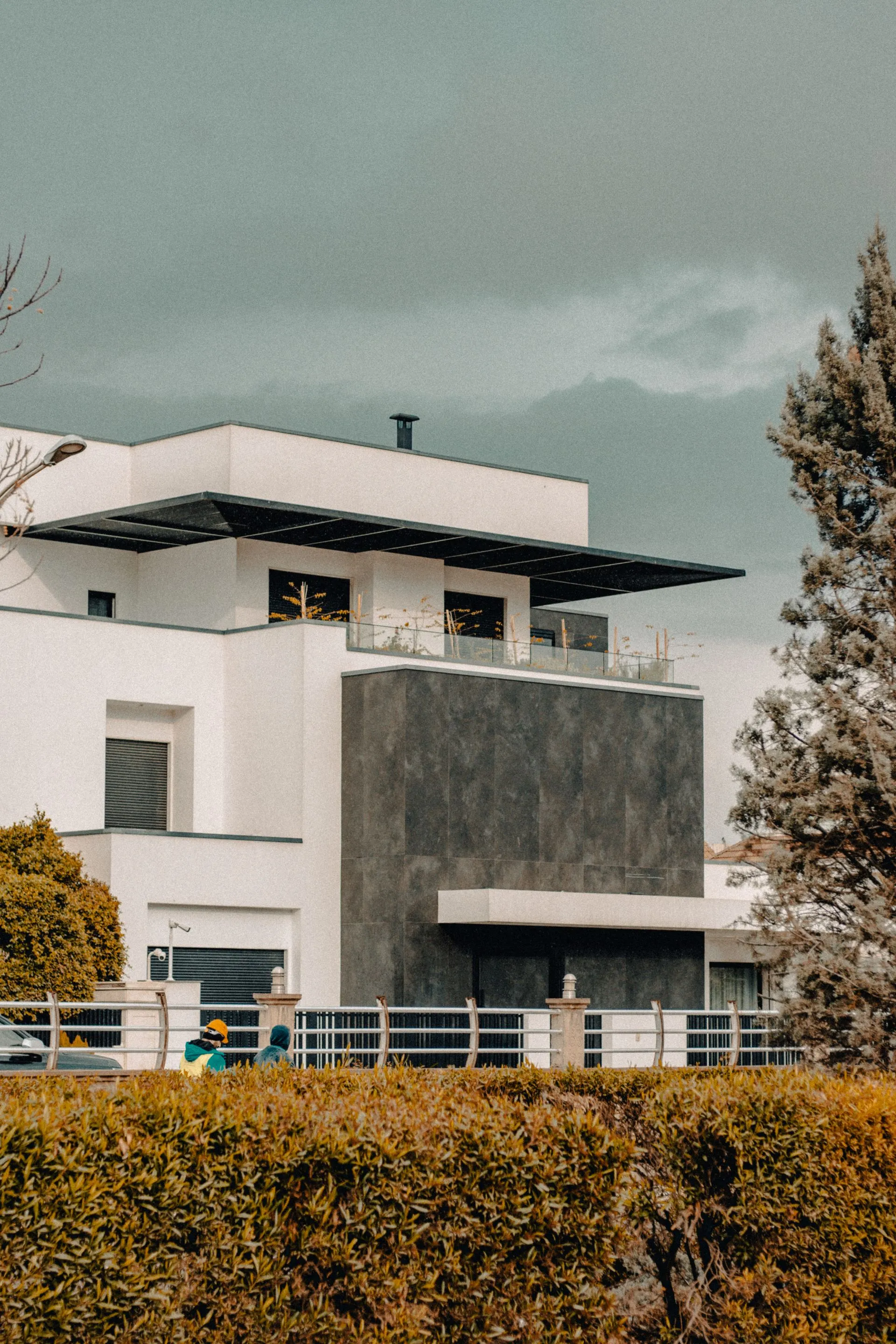 Modern residential house exterior